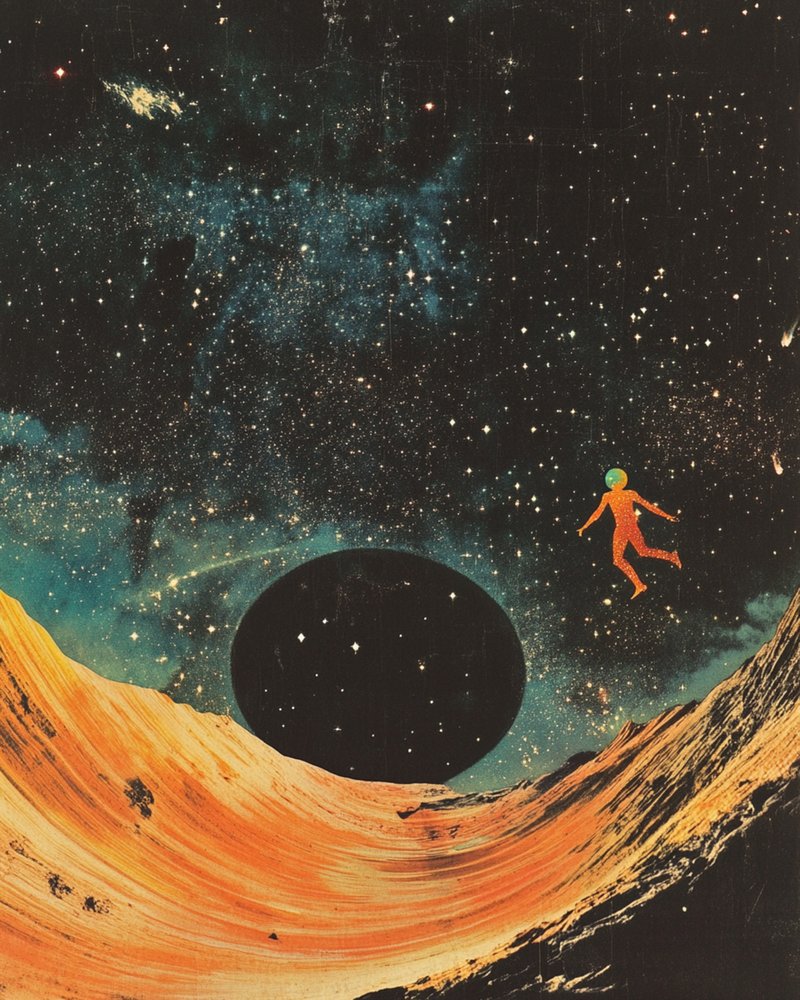 Den svävande astronauten på ökenplaneten av Samantha Hearn