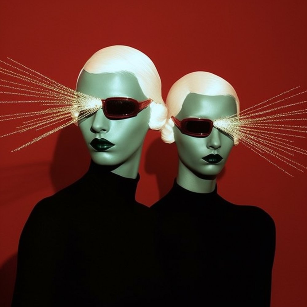 Futuristiska modedockor av Samantha Hearn