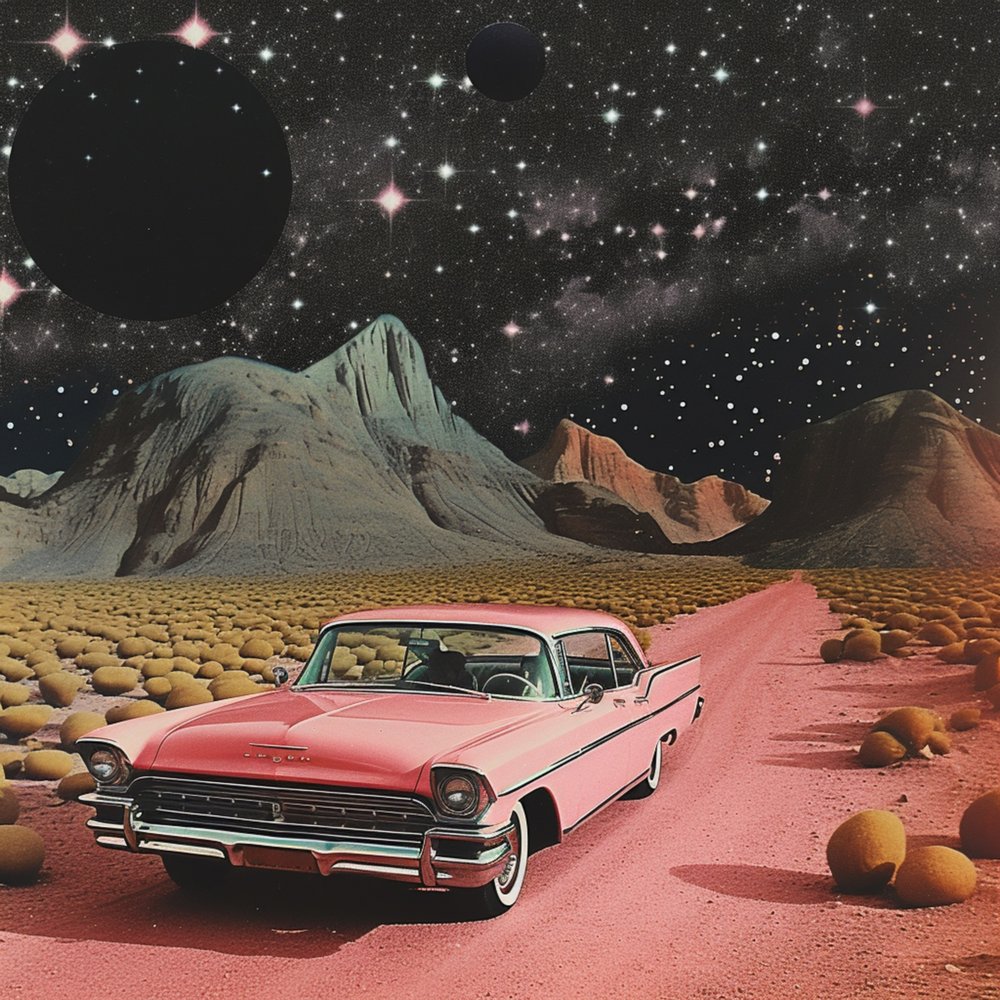Pink Car – Kosmisk öken av Samantha Hearn