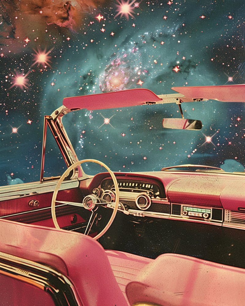 Retro Car Galaxy Drive av Samantha Hearn