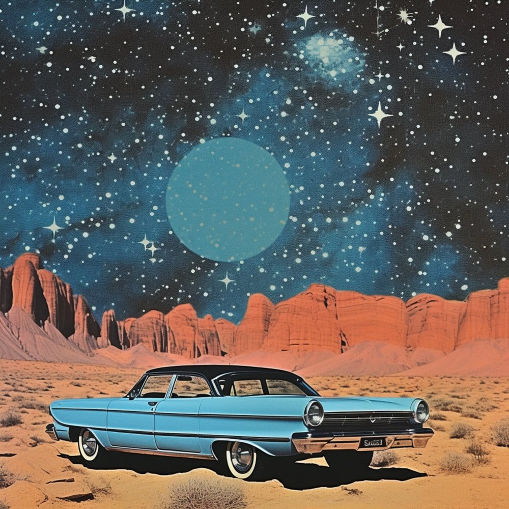 Retro Desert Cosmos av Samantha Hearn