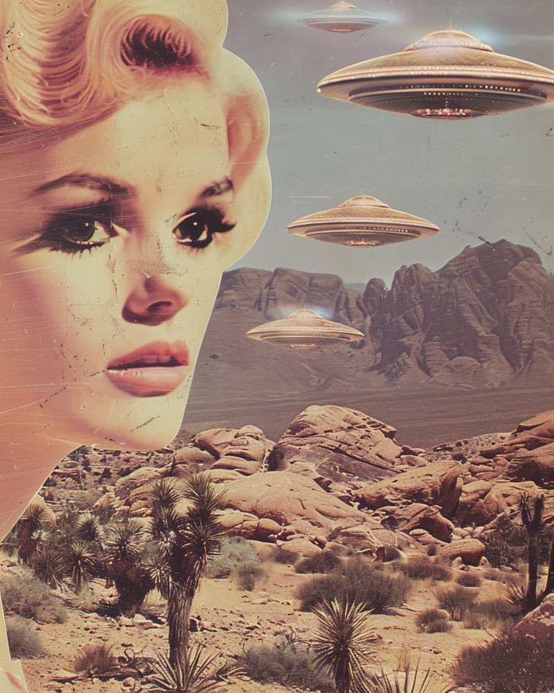 Retro Desert Invasion av Samantha Hearn