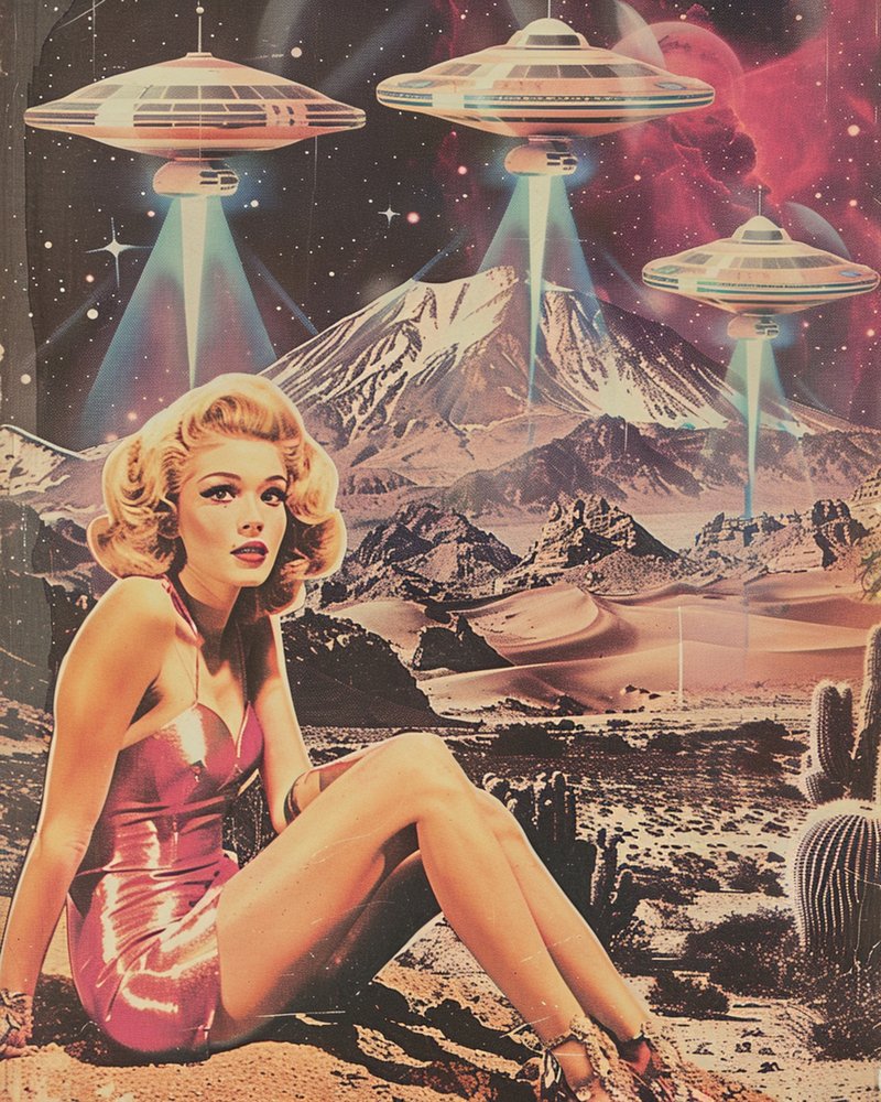 Retro: UFO-invasion i öknen av Samantha Hearn