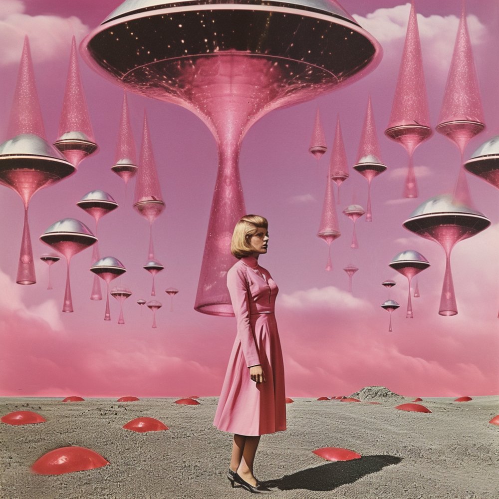 Retro-science fiction-dröm av Samantha Hearn