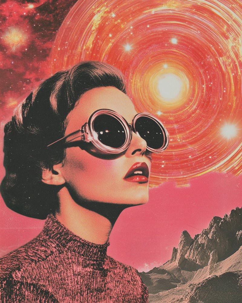 Retro-rymdglamour av Samantha Hearn