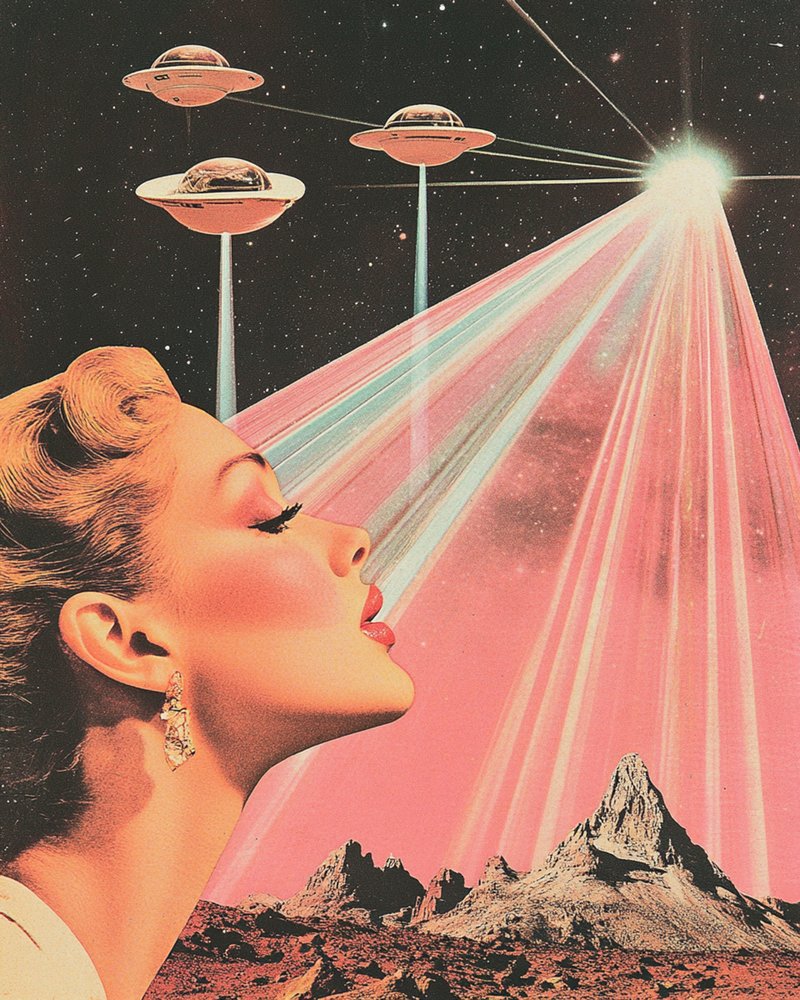 Retro-rymdglamour av Samantha Hearn