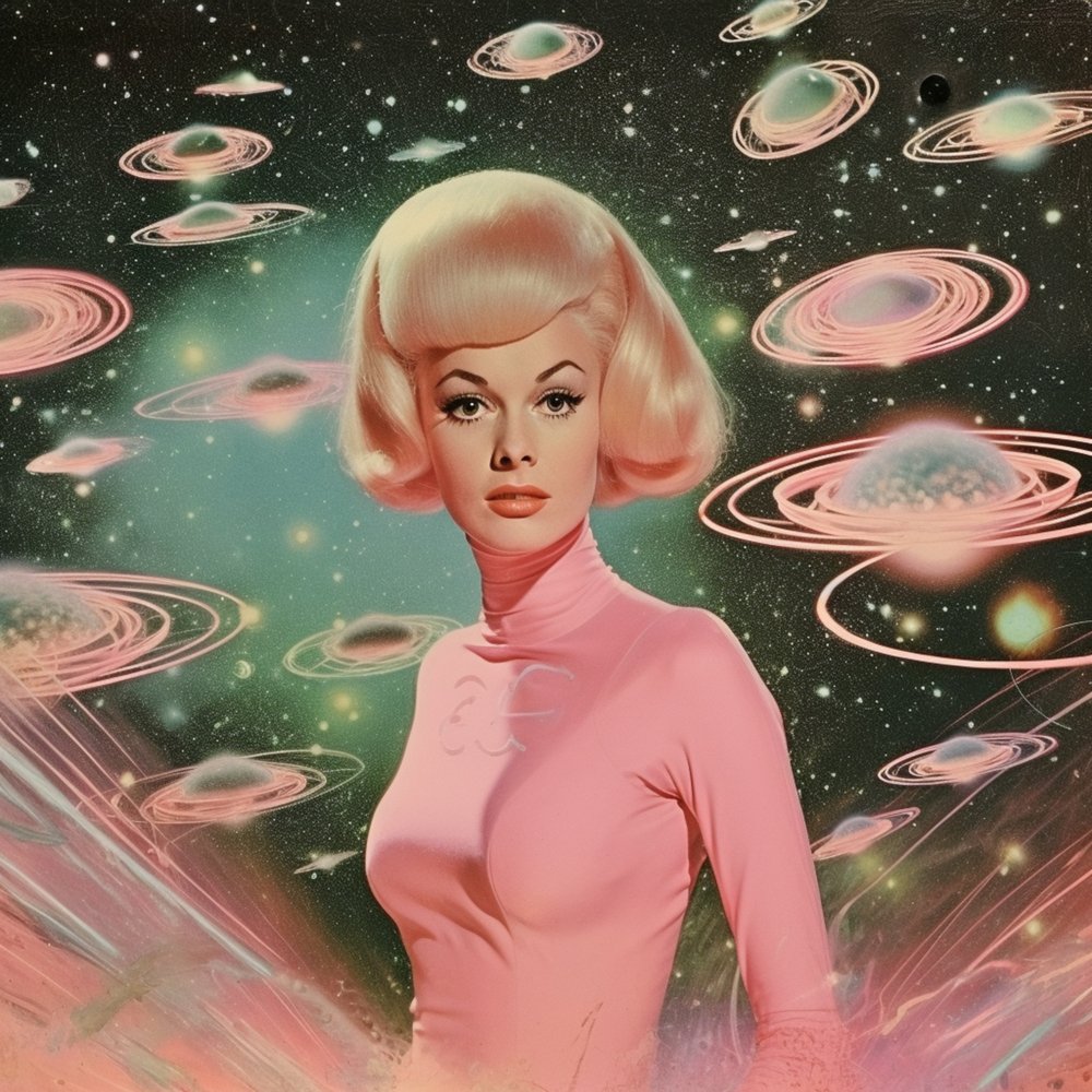 Retro-rymdglamour av Samantha Hearn
