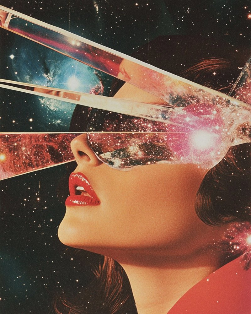 Den surrealistiska galaxkvinnan av Samantha Hearn