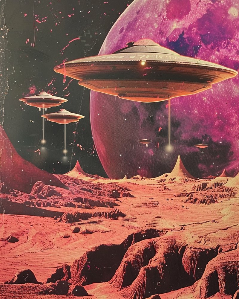 UFO:er över den röda planeten av Samantha Hearn
