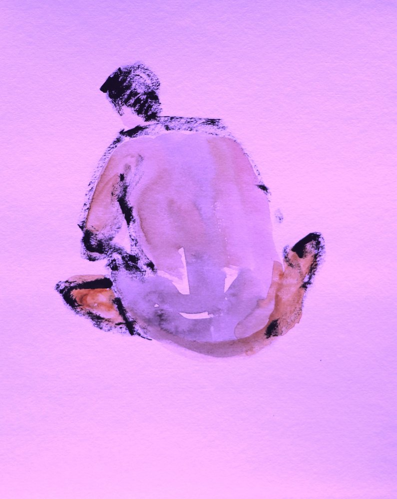 Studie i abstrakt figuration av Santhosh ch