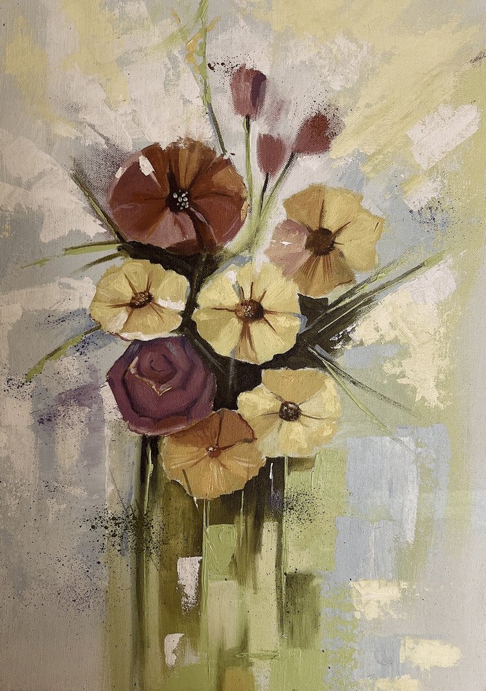Livfulla, moderna blommor av Santhosh ch