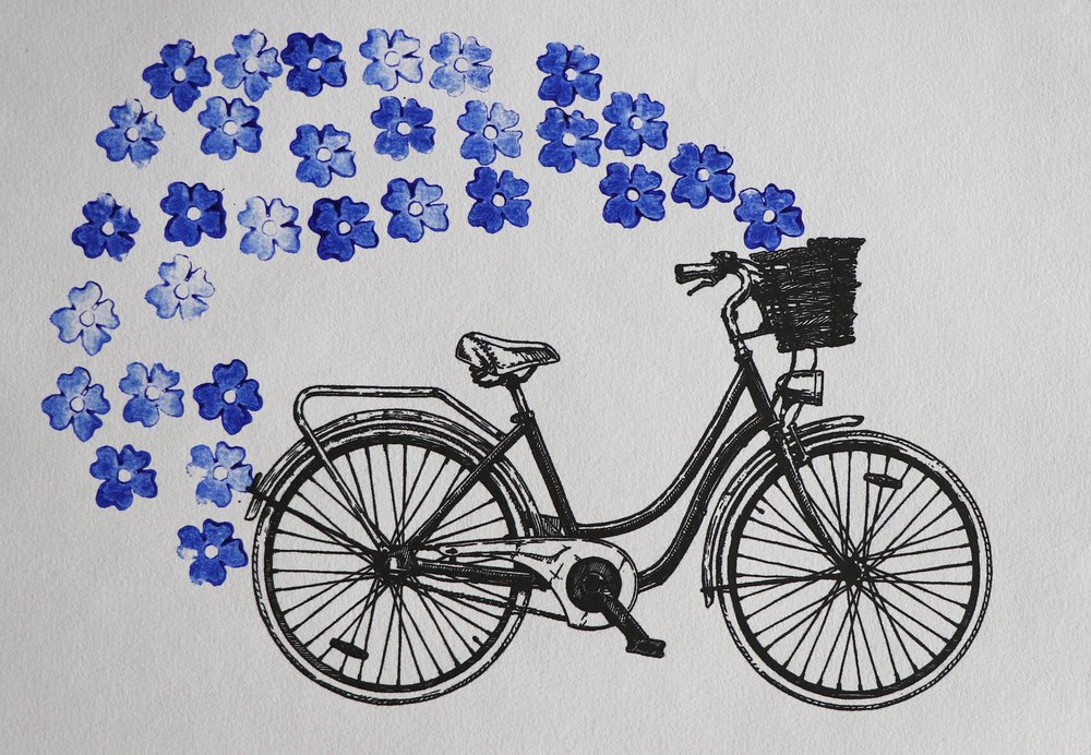 Nyckfulla cykelblommor av Santhosh ch