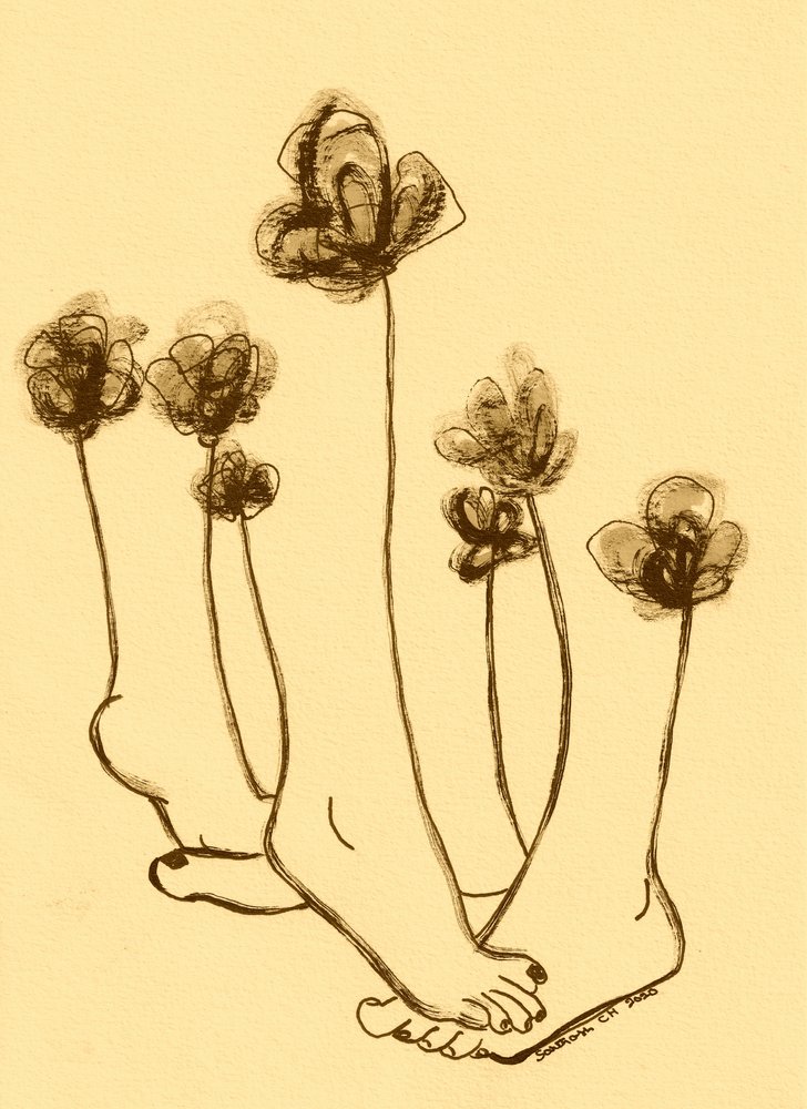 Nyckfulla fotblommor av Santhosh ch