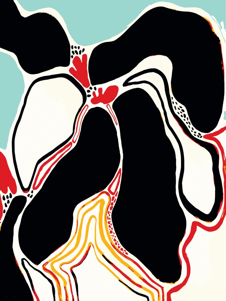 Livfulla organiska former av Sarah Fitzgerald