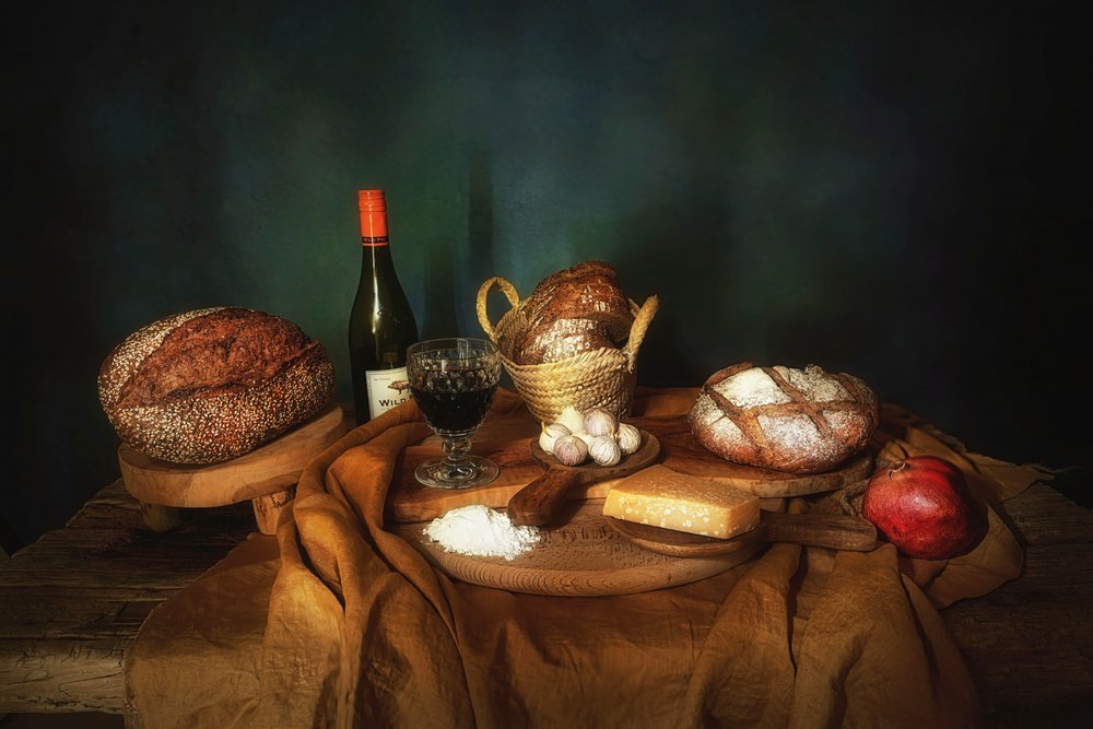 Lantligt bröd och vin av Saskia Dingemans