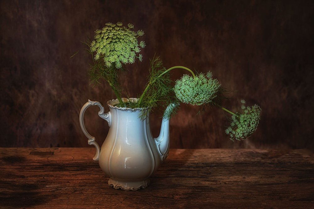 Kanna i rustik blomstil av Saskia Dingemans