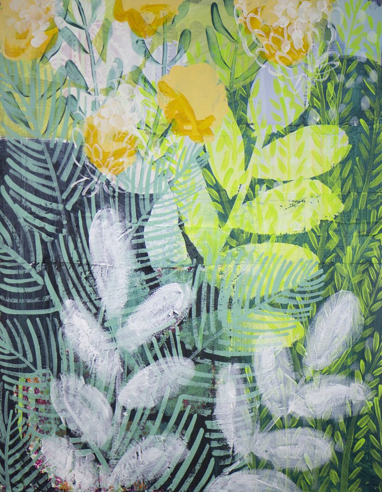Frodiga botaniska lager av Shelley Hampe