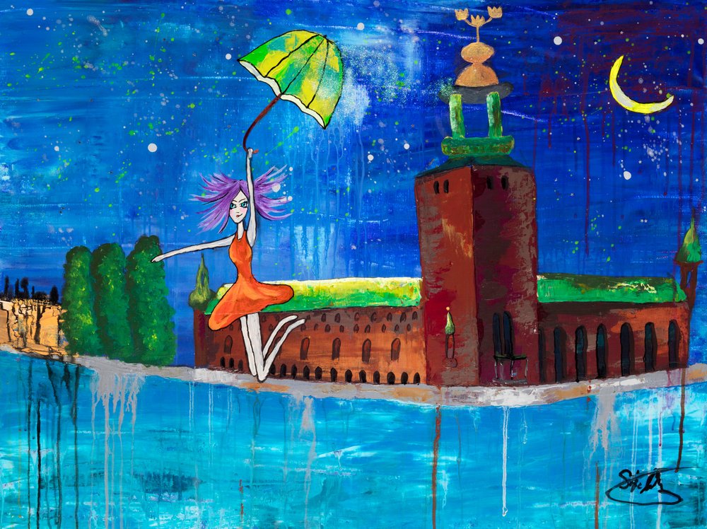 Den fantasifulla flickan – en natt i Stockholm av Sofia Toborg