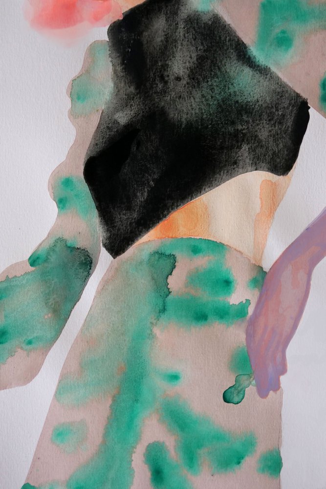 Abstrakt modefigur av Sophia Novosel