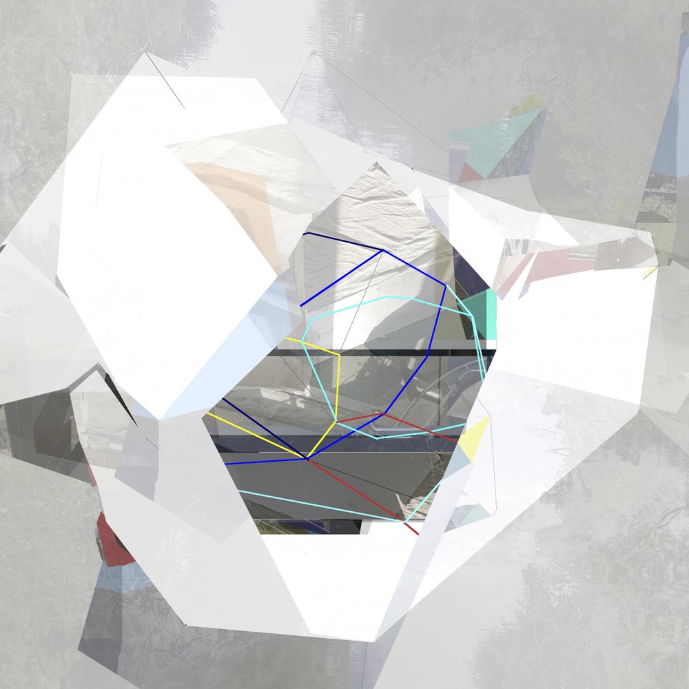 Abstrakt geometrisk ljusbild av Stefan Fransson