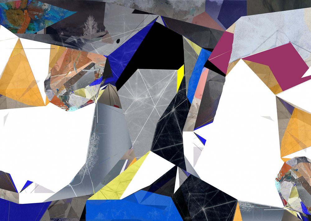 Dynamisk geometrisk collage av Stefan Fransson