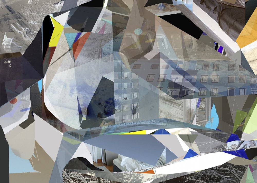 Fragmenterad stadsgeometri av Stefan Fransson