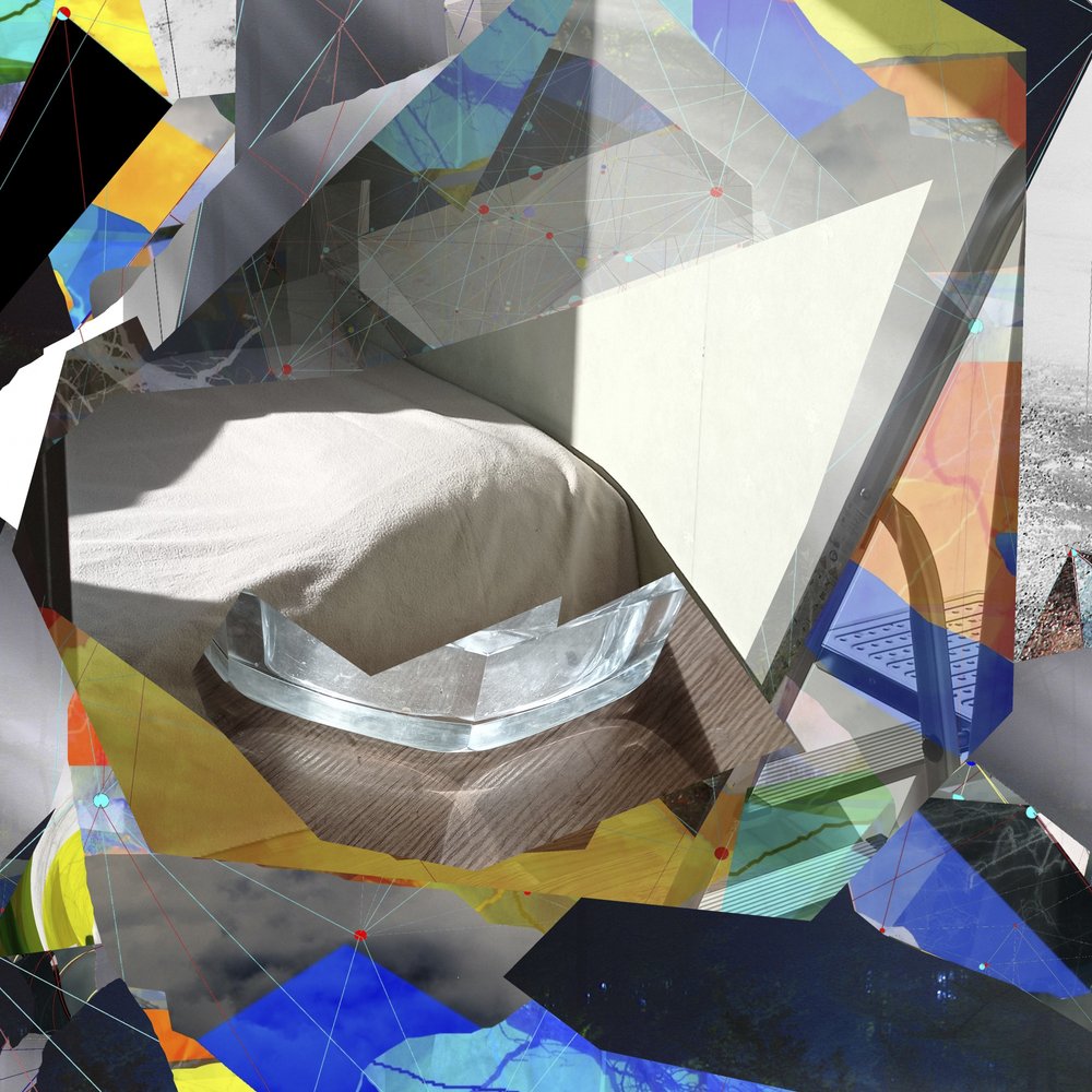 Modernt geometriskt collage av Stefan Fransson