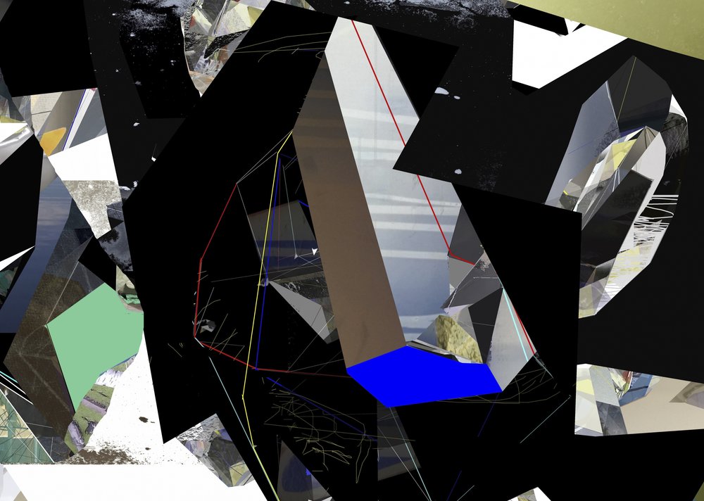 Moderna geometriska fragment av Stefan Fransson