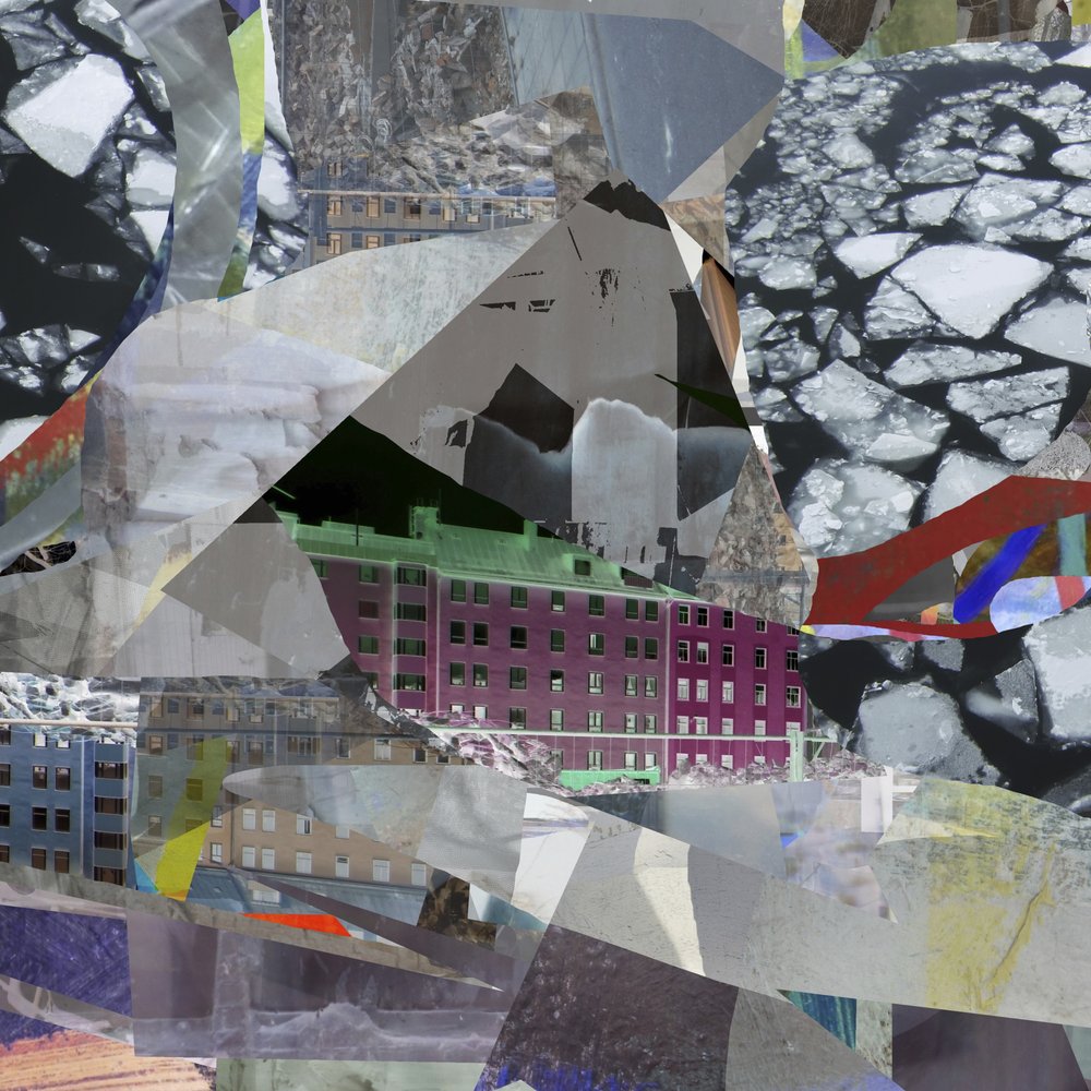Stadsis-collage av Stefan Fransson