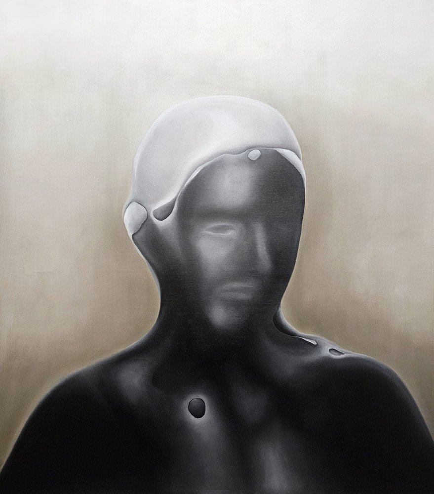 Abstrakt mörk figur av Stefano Mazzolini
