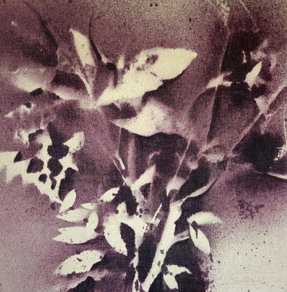 Mörk botanisk abstraktion av Stefano Mazzolini