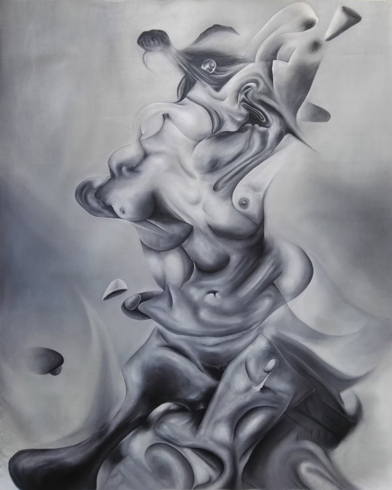 Surrealistiska kvinnliga former av Stefano Mazzolini