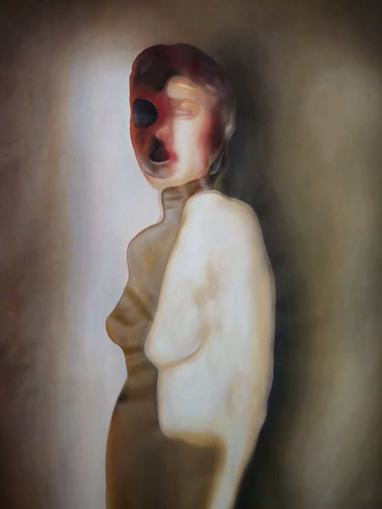 Surrealistisk kvinnlig form av Stefano Mazzolini