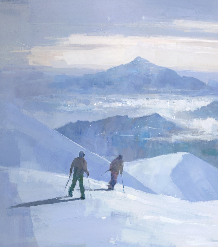 Alpint skidäventyr av Steve Mitchell