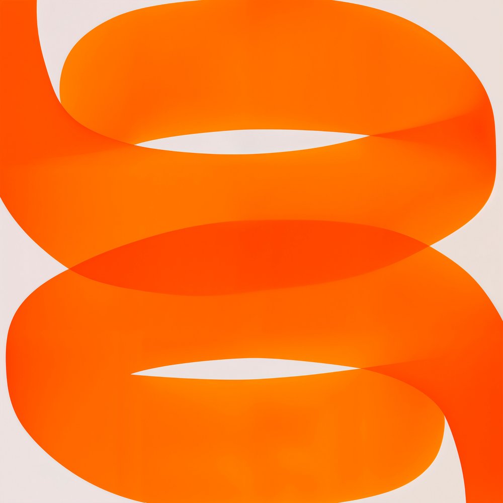 Dynamisk orange virvel av Studio Palette