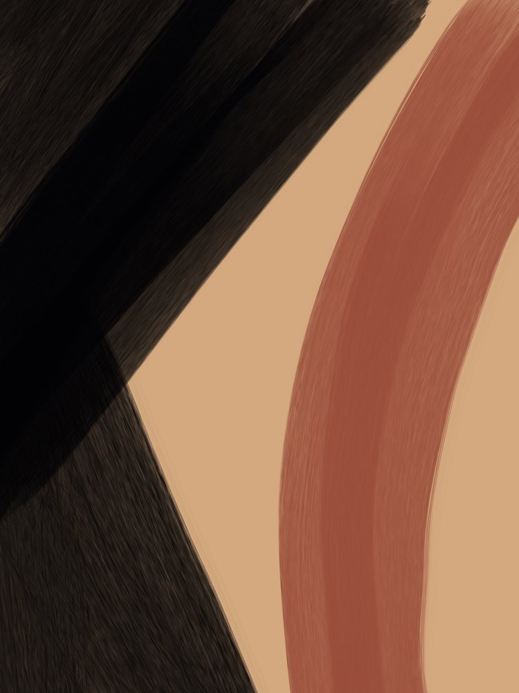 Jordnära abstrakta kurvor av Studio Palette