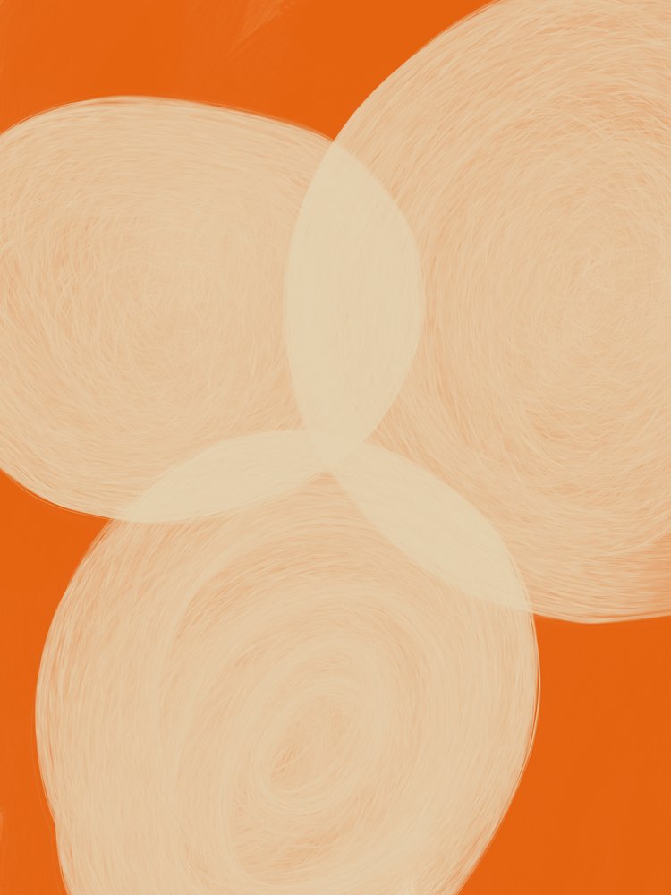 Lugna orange former av Studio Palette