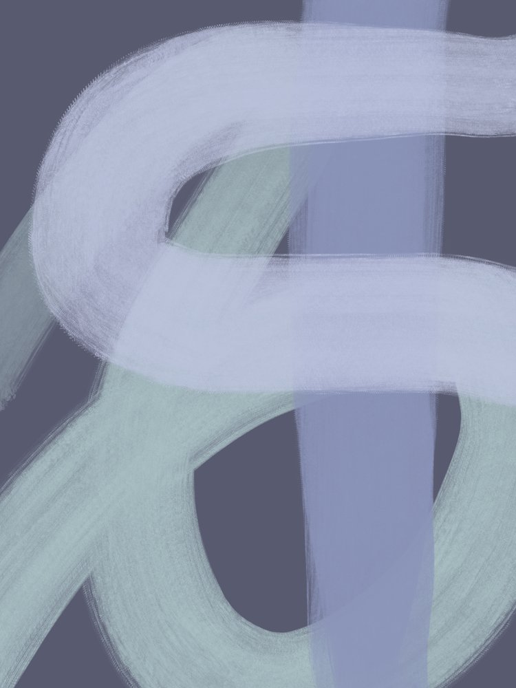 Mjuka abstrakta former av Studio Palette