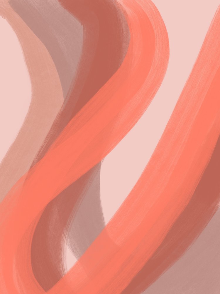 Varmt abstrakt flöde av Studio Palette