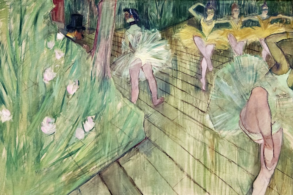 Balettscen (1886) av TOULOUSE LAUTREC