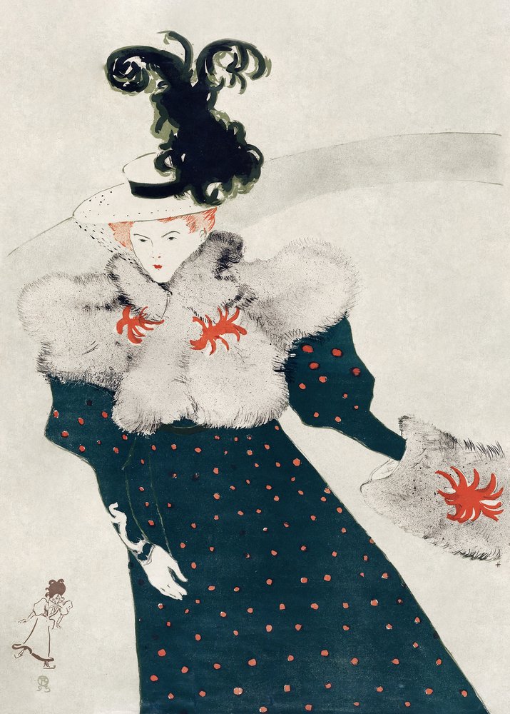 La Revue Blanche (1895) av TOULOUSE LAUTREC