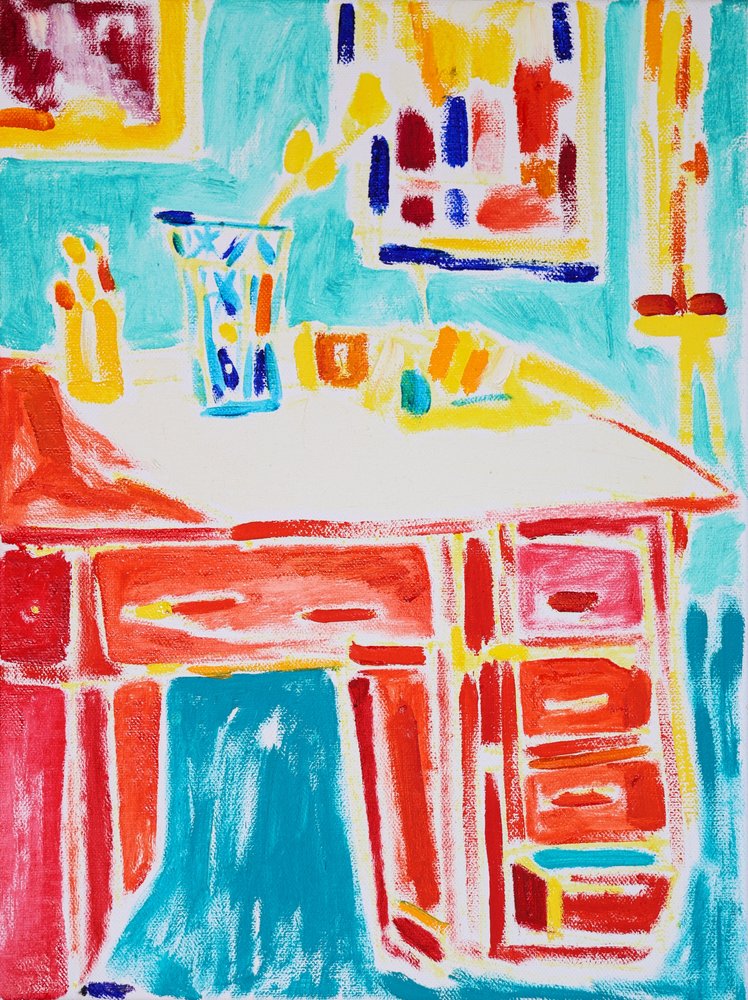 Vibrant Studio-skrivbord av Tamara Jare