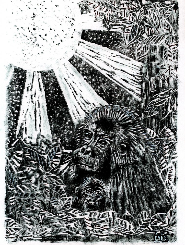 Djungelgorillafamiljen av Tim Hoinkis