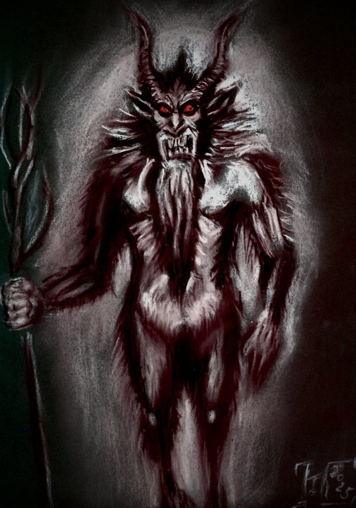 Krampus – ett varelse ur folktron av Tim Hoinkis