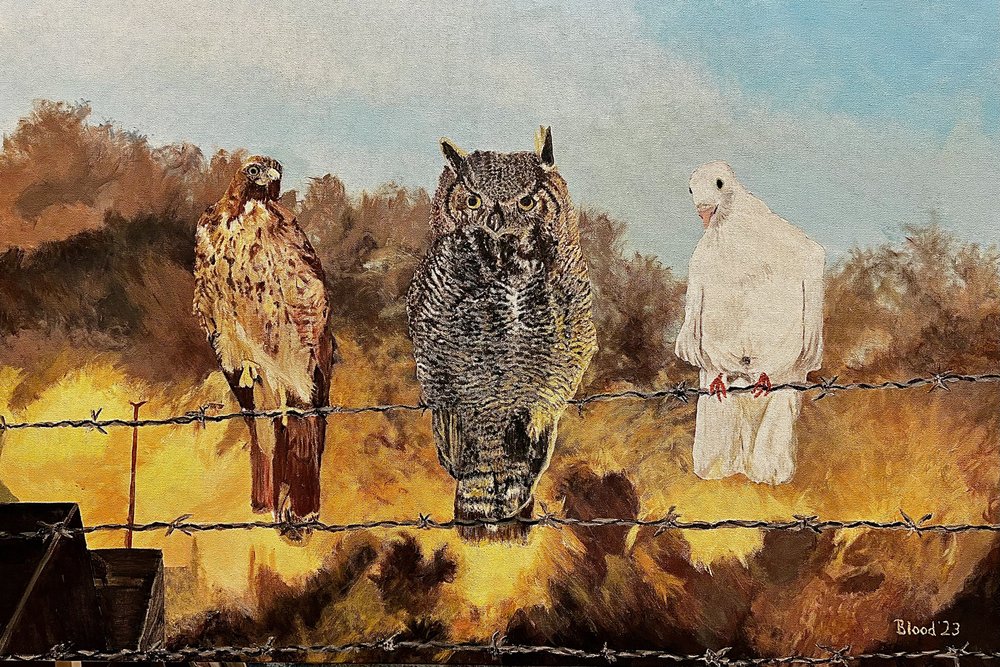 Three Birds taggtråd av Tom Blood