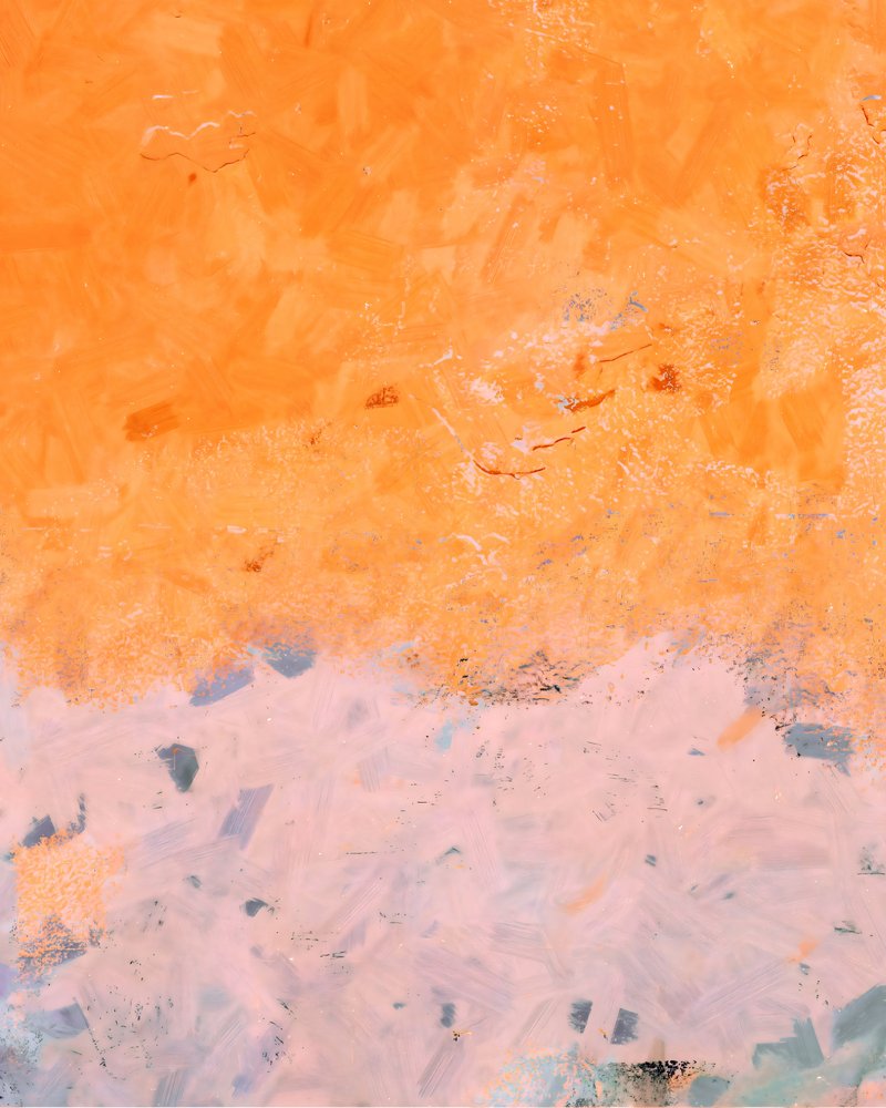 Orange Blush – abstrakt av Uma Gokhale