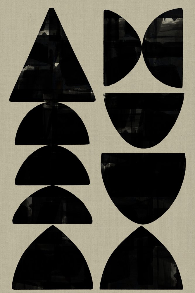 Abstrakta geometriska former av cartissi