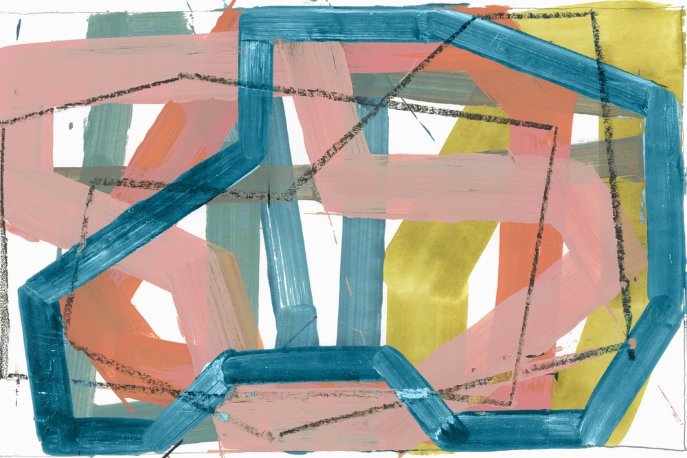 Abstrakta geometriska streck av cartissi