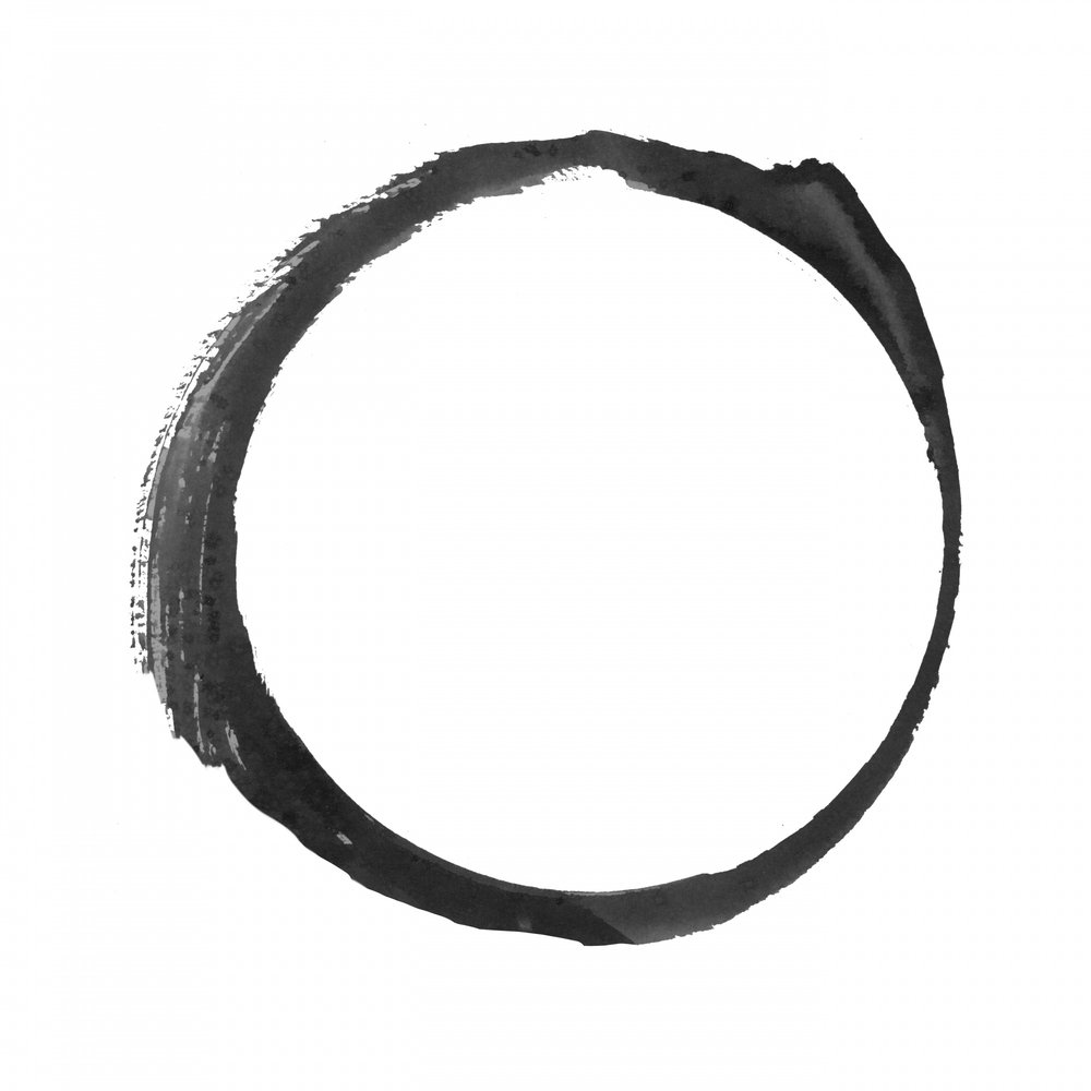 Abstrakt Zen-cirkel av cartissi