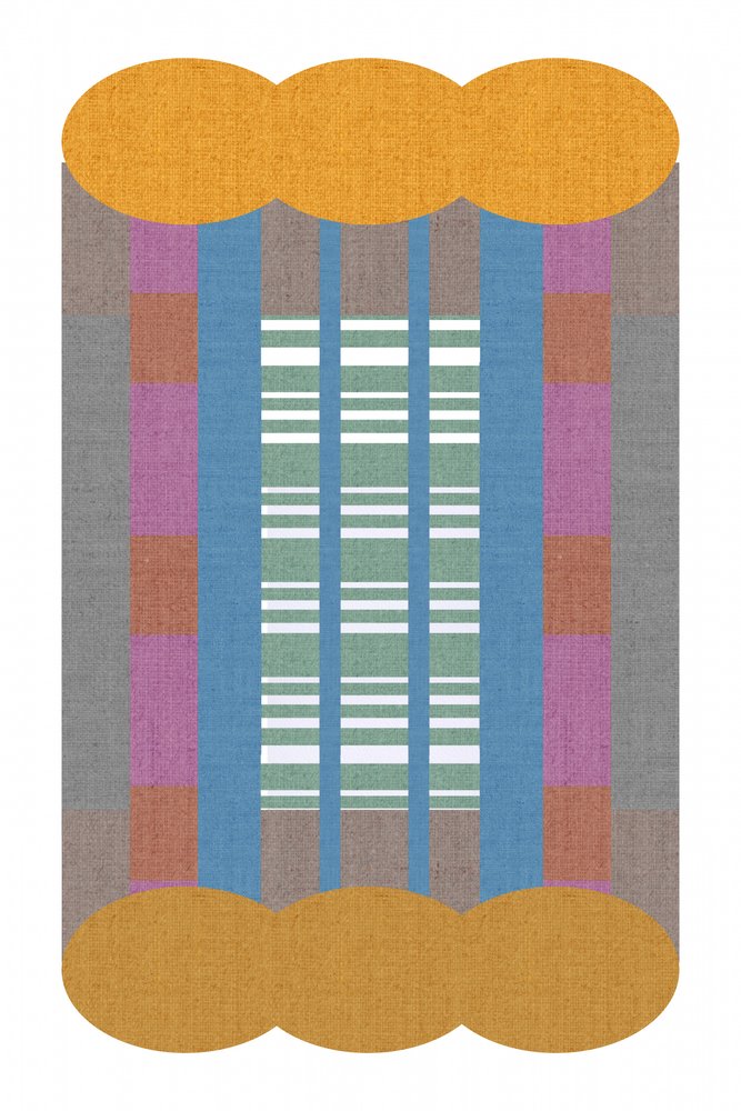 Färgglad geometrisk textil av cartissi